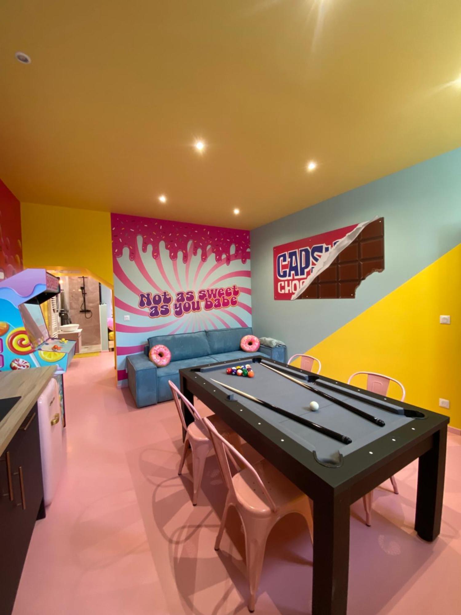 Capsule Bonbon - Balneo - Sauna - Billard - Nintendo Switch Douai Dış mekan fotoğraf