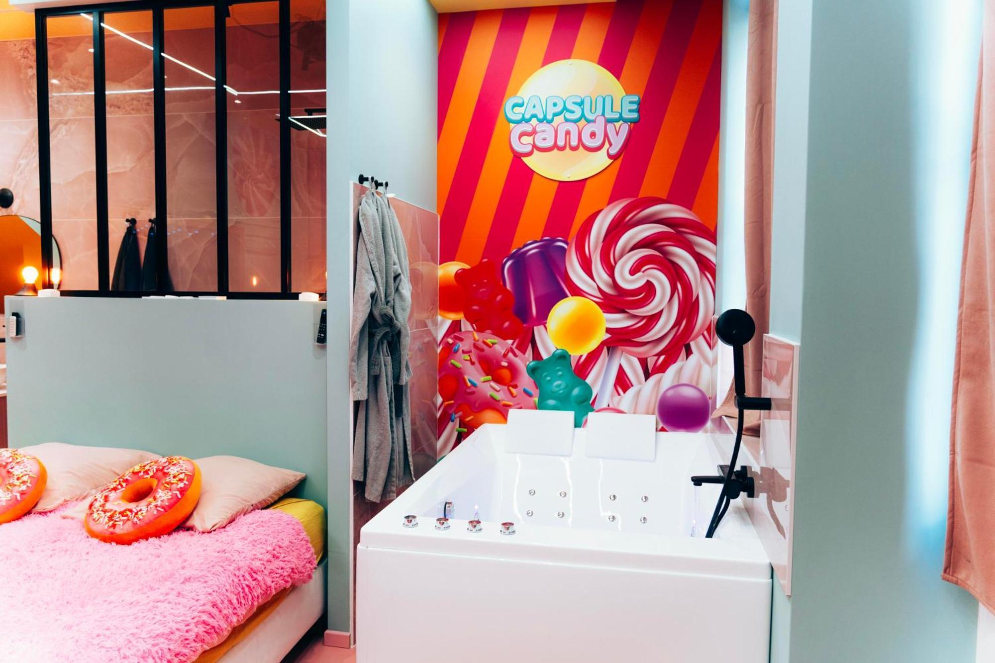 Capsule Bonbon - Balneo - Sauna - Billard - Nintendo Switch Douai Dış mekan fotoğraf