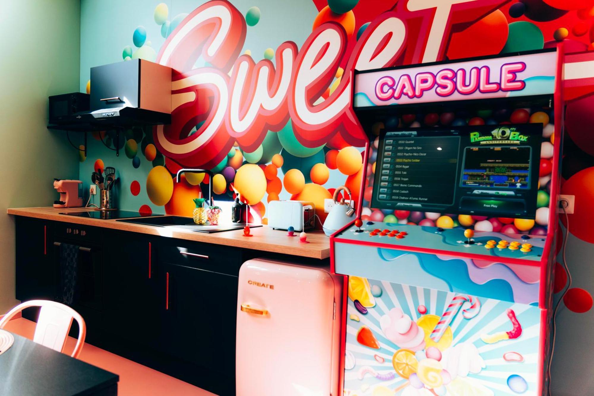 Capsule Bonbon - Balneo - Sauna - Billard - Nintendo Switch Douai Dış mekan fotoğraf